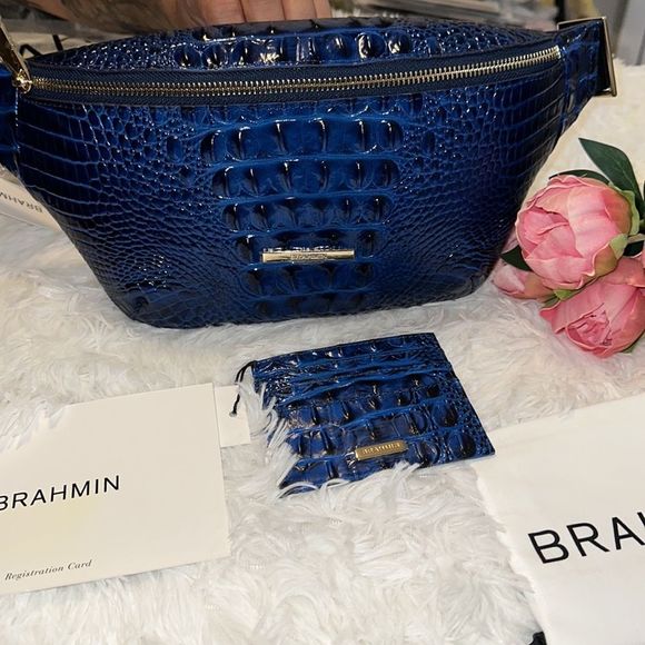 Brahmin Harker and Cheryl CC wallet in sapphire - Picture 6 of 14